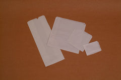 White paper bags.