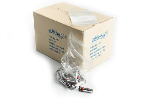 Grip Seal Bags - Heavy Duty (plain).