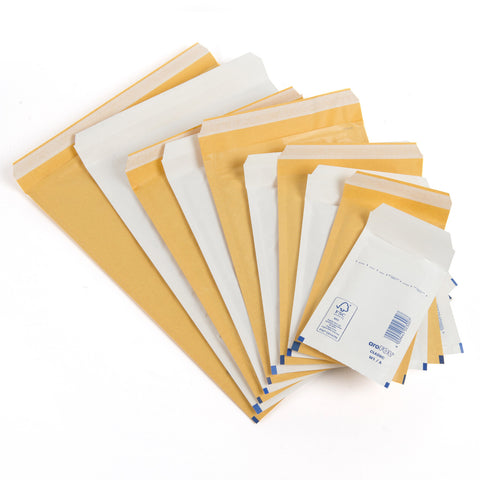 Mailing envelopes - Featherpost bubble lined envelopes.